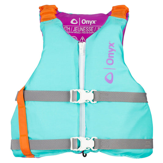 Onyx Shoal All Adventure Youth Paddle Water Sports Life Jacket - Blue