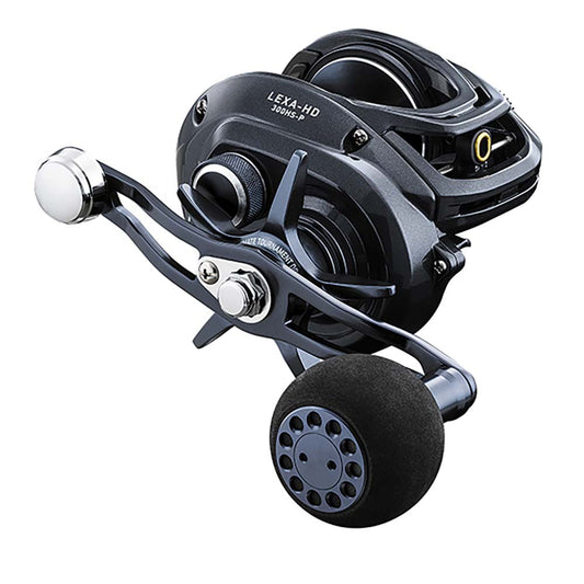 Daiwa Lexa 300 Baitcasting Reel Left Hand Hyper Speed Power Handle LX300HLP  – Ripping It Outdoors