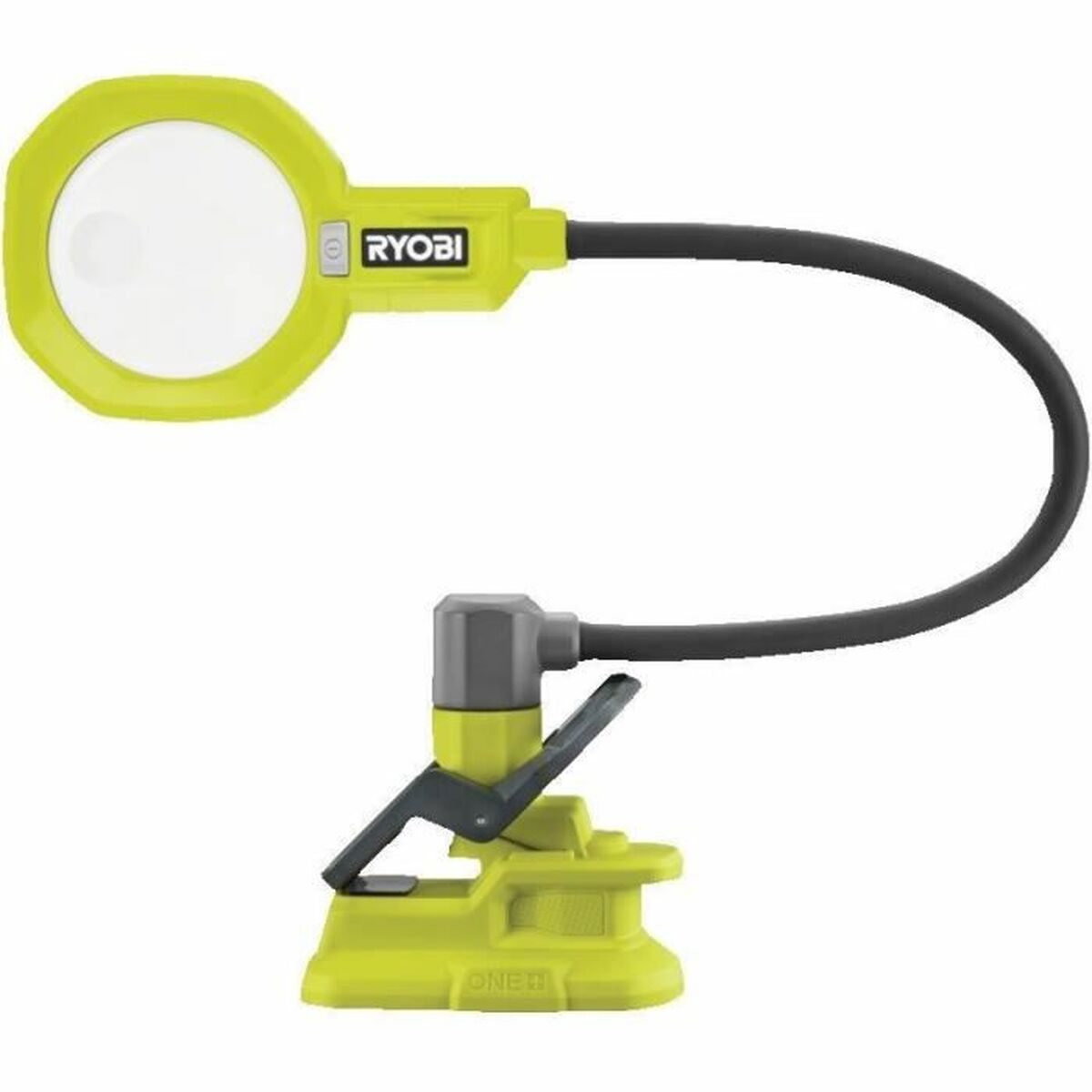 Forstørrelsesglas med LED Ryobi Fleksibel arm 2,25x 5x 400 lm