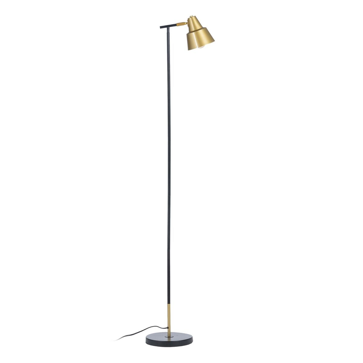 Billede af Gulvlampe 28 x 28 x 150 cm Sort Gylden Metal