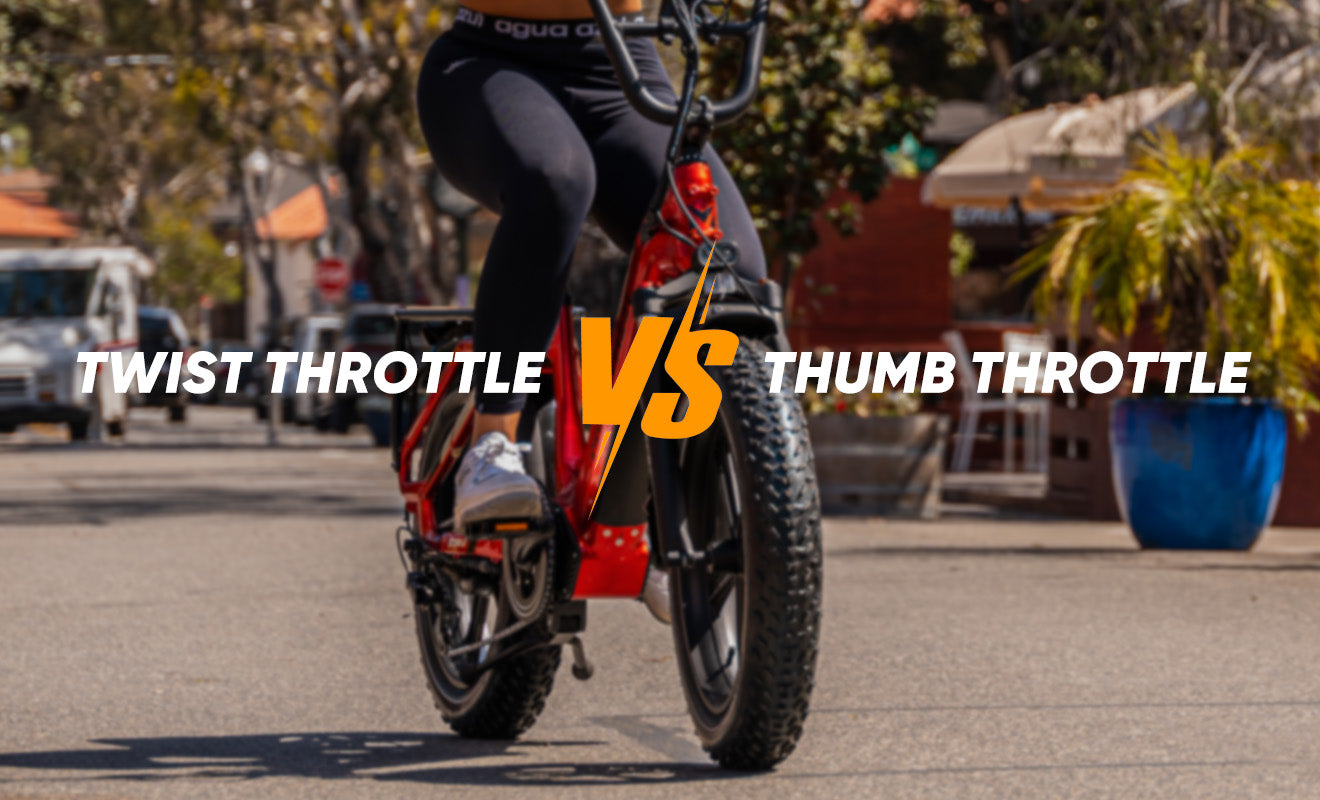 Electric Bike Twist Throttles VS Electric Bike Thumb Throttles