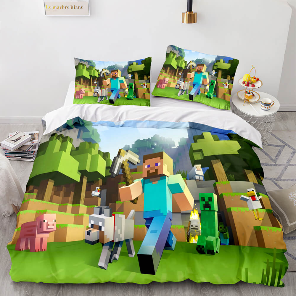 minecraft bedding queen