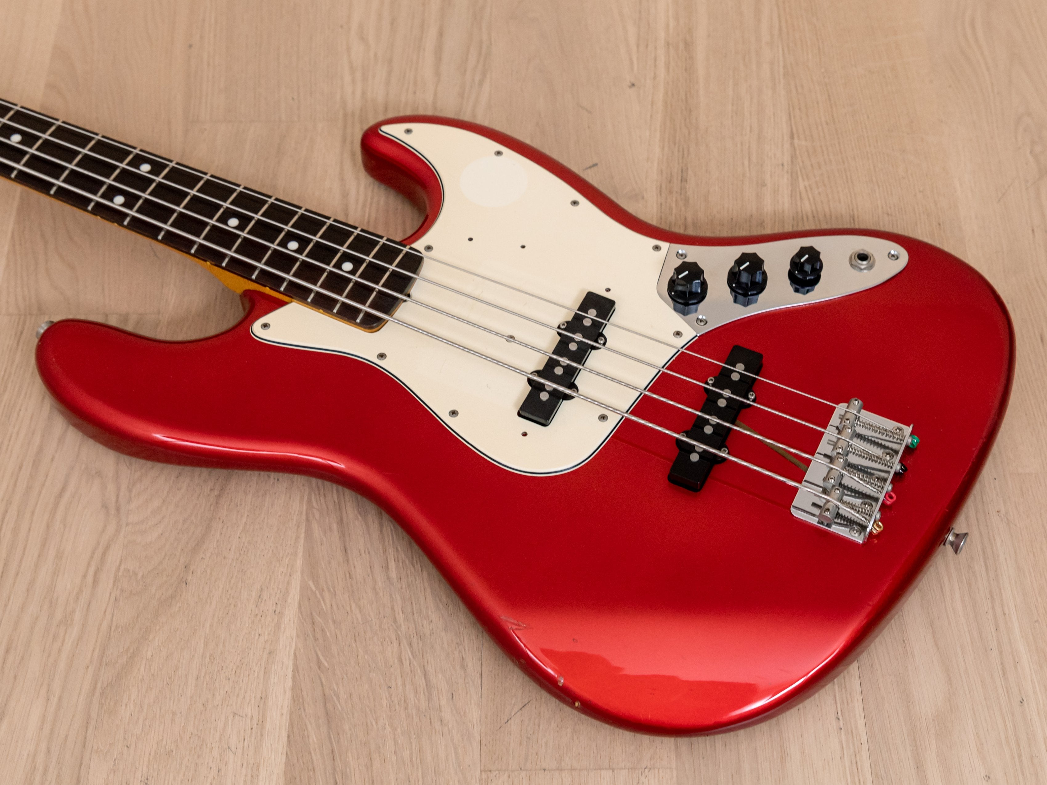 アイボリー×レッド Fender Japan JB62/LH Old Candy Apple Red - 通販