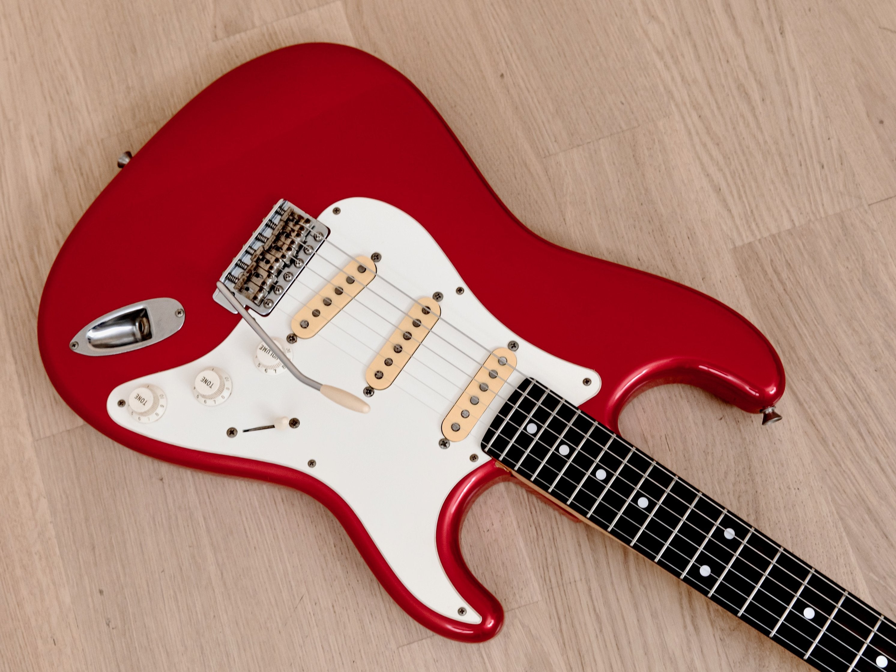 Fender Japan ST-STD Candy Apple Red MOD www.elepha.com.br