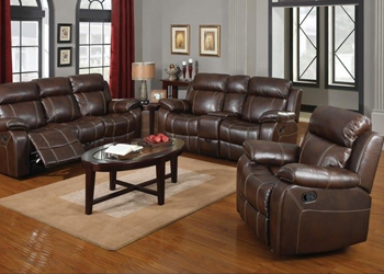 A photo of a leather material used in furniture making. The material appears to be smooth and has a uniform color, with visible texture and grain patterns. The photo may show a piece of furniture, such as a sofa, chair, or ottoman, made entirely of leather or incorporating leather accents. The alt text conveys the material's durability, luxury, and classic aesthetic, making it an ideal choice for creating a sophisticated and timeless look in interior design.