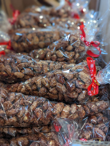 Roasted almonds at the AIS Christmas Market