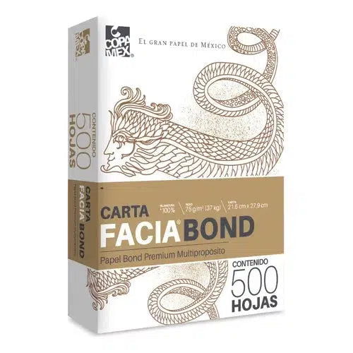 Papel Bond Ecológico Carta Copamex Eco Bond Paquete 500 hojas blancas