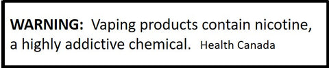 Health Canada Vaping Warning- Geek Bar Pulse 9K-Grape Honeydew Ice