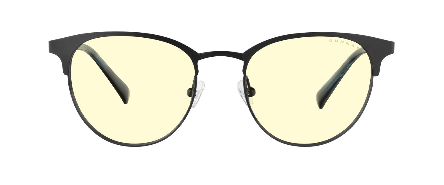 apex black frame glasses by gunnar