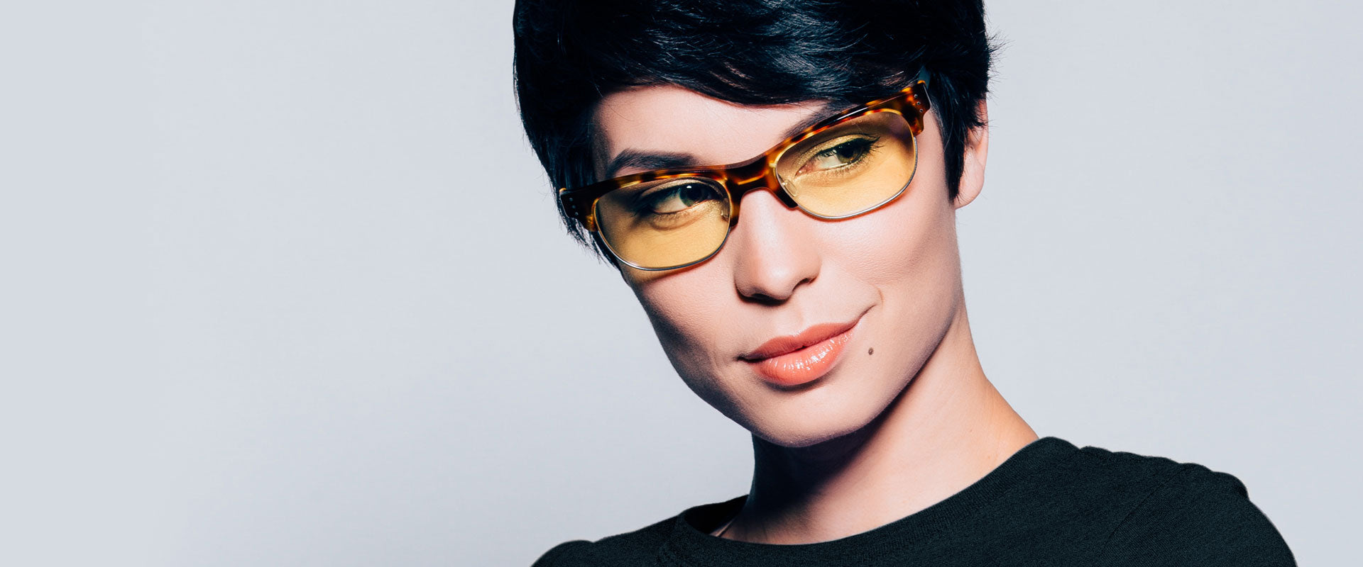 semi-rimless glasses for heart shaped faces