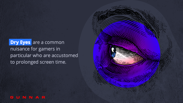 dry eyes occur from lack of blinking