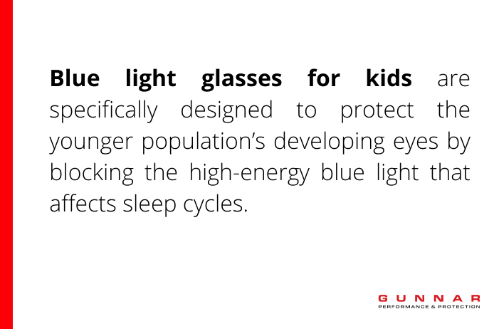 blue light glasses for kids definition
