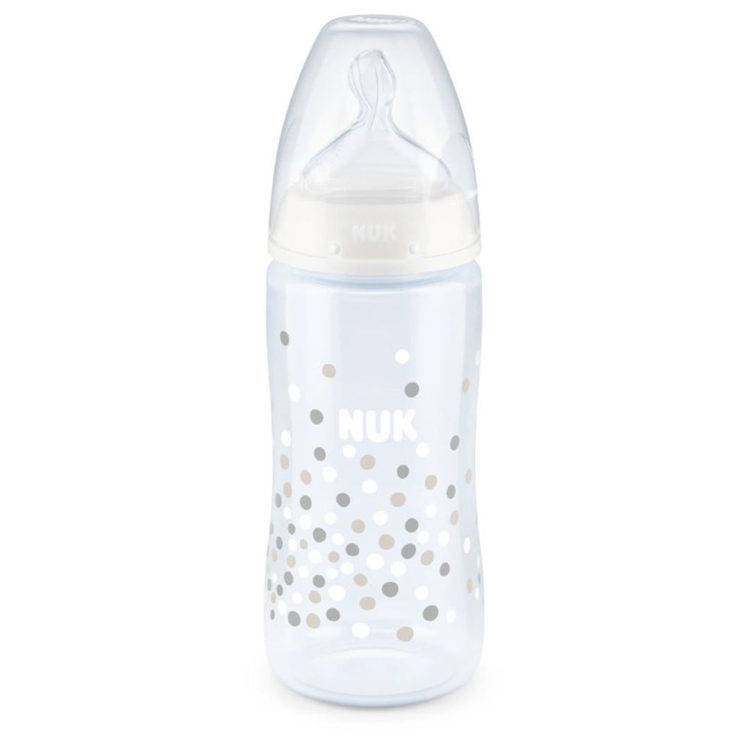 NUK First Choice Baby Bottle 300ml White - Belly Beyond NZ.