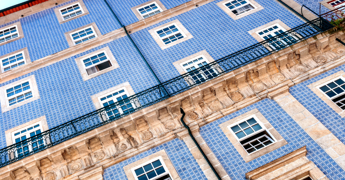 Portuguese TIle Facade in Porto