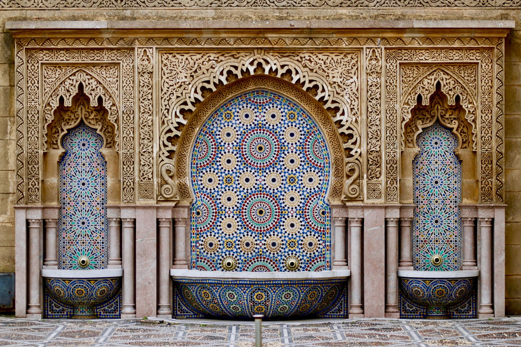 Moroccan Zellige Fountain