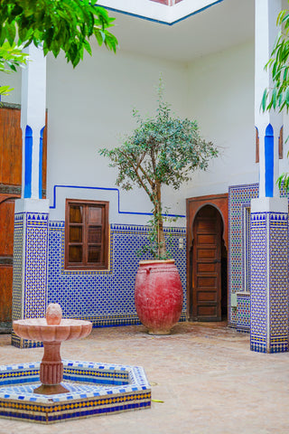 Moroccan Tile Courtyard