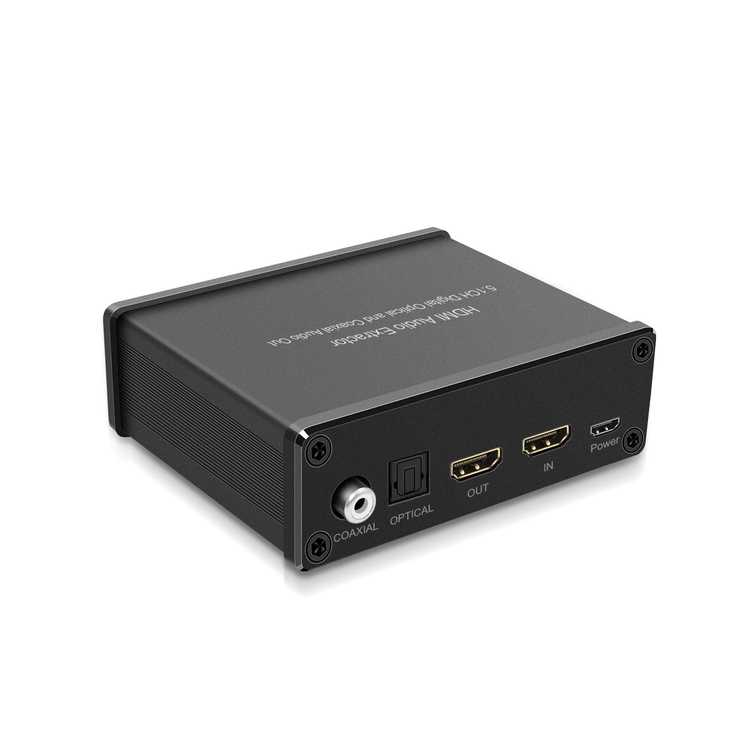 NÖRDIC HDMI Audio Extraktor 5.1, 1xHDMI ingång till 1xHDMI 2.0 4K i 60 Hz, Digital (Toslink) och Coaxial Audio utgång. Xbox One, PS3/PS4, Apple TV