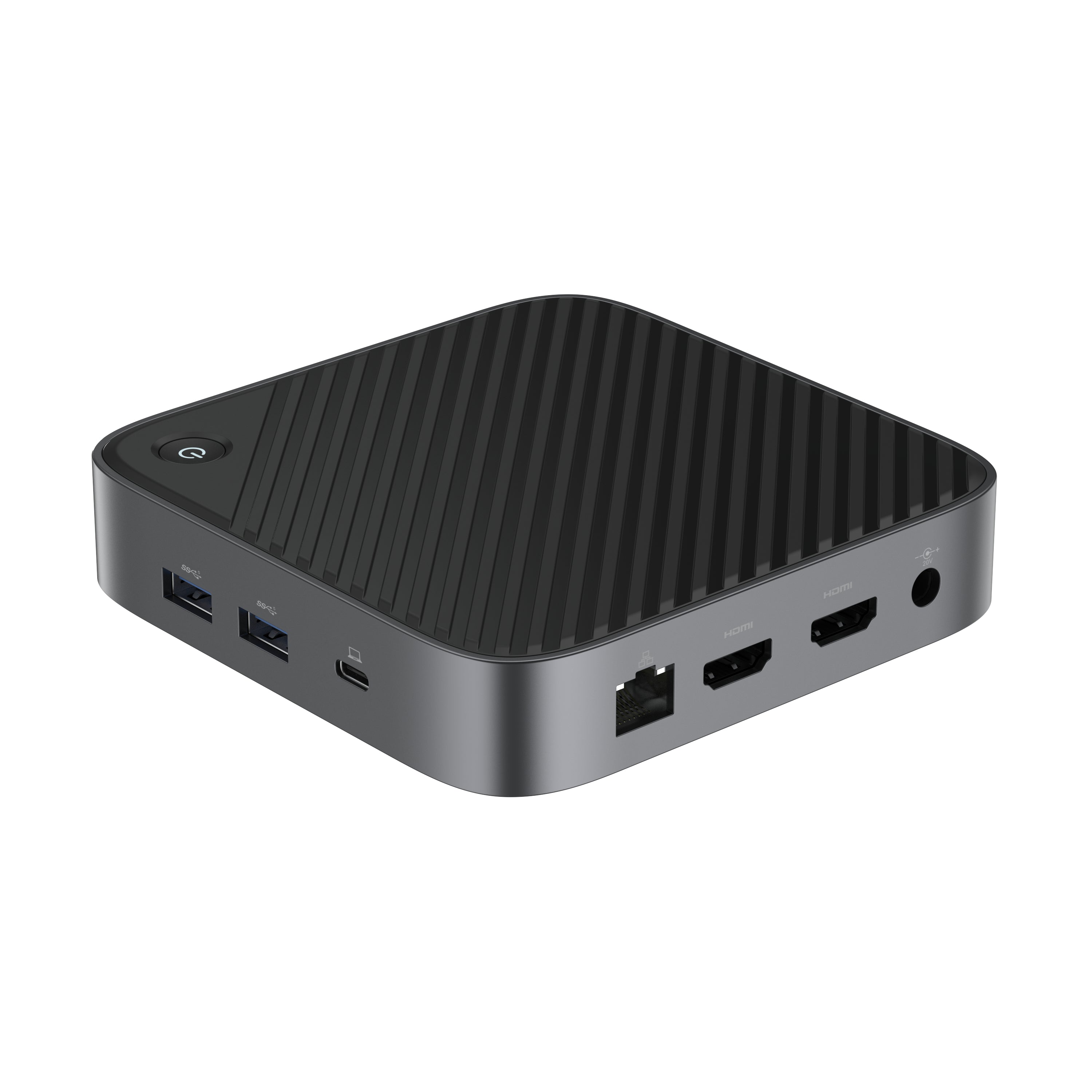 NÖRDIC 1 till 10 USB-C dubbla monitorer dockningsstation 2xHDMI 8K/4K 3xUSB-A 5G 1xUSB-C 5G 1xUSB-C PD96W 1xRJ45 GigaLAN  1xSD