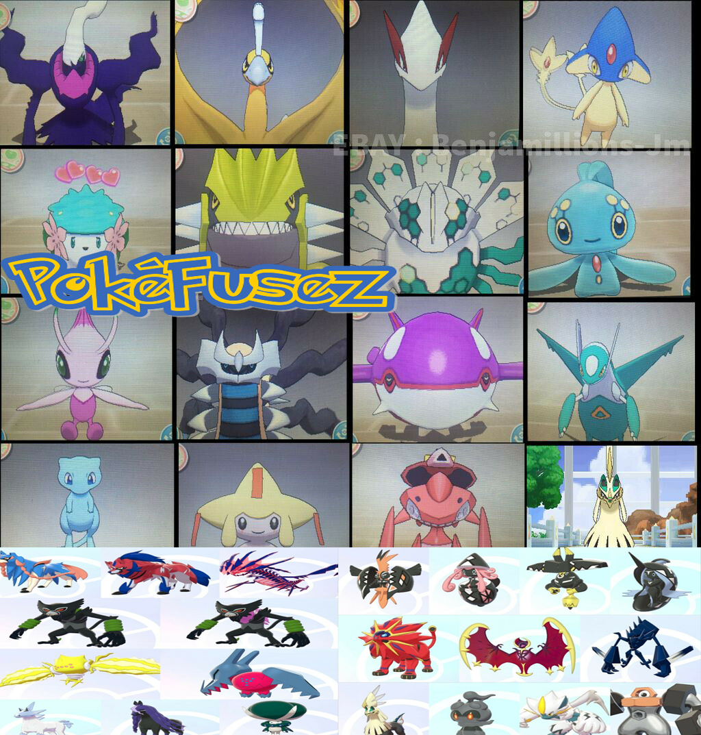 All Shiny Legendary Pokémon • Competitive • 6IVs Level | PokéFusez
