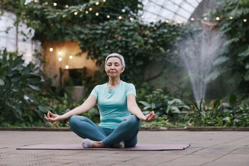 woman doing yog