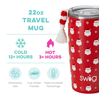 SWIG - Santa Baby + Candy Cane Reusable Straw Set – The Pink Leopard