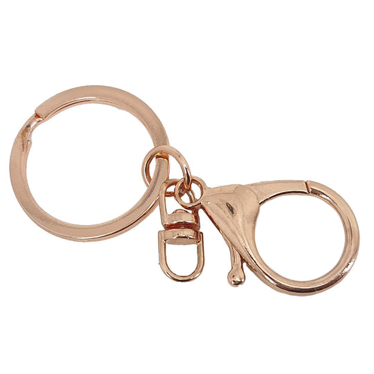 Alloy 360 Degree Swivel Ring Snap Hook Clasps (5 Pieces) 33x23x6