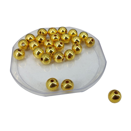  1250 Pieces Gold Spacer Beads for Jewelry Making, Gold Round  Beads and Gold Flat Clay Beads for Bracelets Making, Small Gold Filled Beads  for Jewelry Making