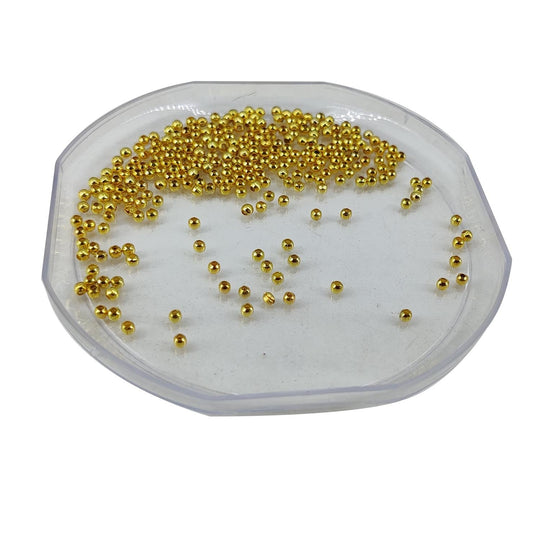  1250 Pieces Gold Spacer Beads for Jewelry Making, Gold Round  Beads and Gold Flat Clay Beads for Bracelets Making, Small Gold Filled  Beads for Jewelry Making