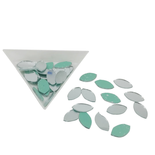 Small Glass Mirrors (mixed Shapes & Sizes, 100+ Pieces) For Sewing  Embroidery Crafts Jewellery Multipurpose Transparent Color (25 Gm Weight)  at Rs 55.00, Embroidery Mirrors