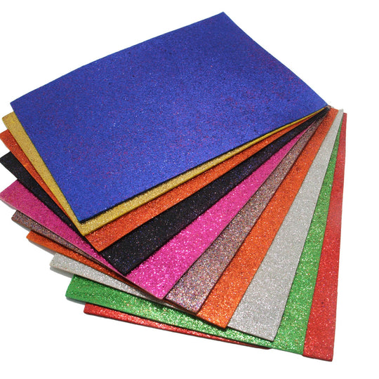 Colorful Eva Glitter Foam Sheets for Crafts DIY | Harfington, 1
