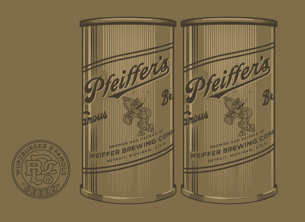 Pfeiffer Brewing Company Beer Cans