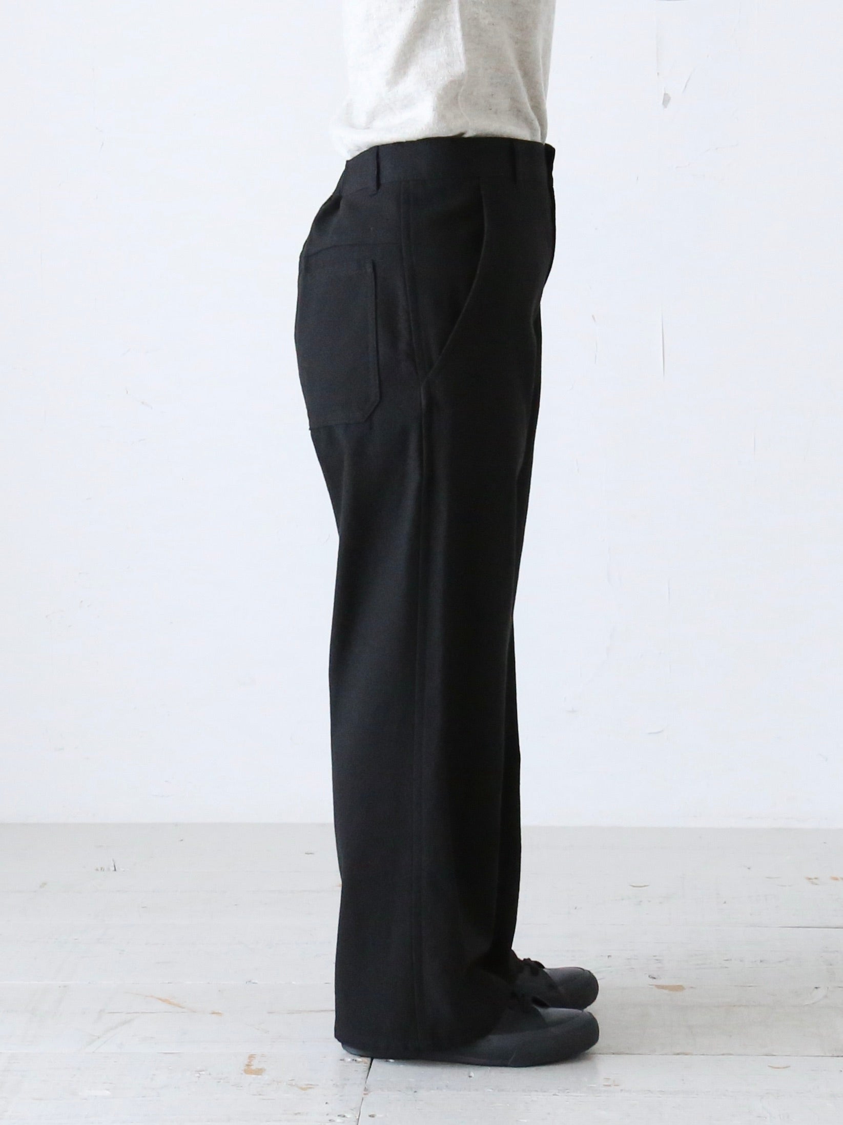 話題の人気 S JUNYA サルエルパンツ [Rick 22SS シルク混 Owens] Black