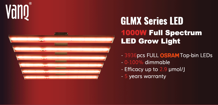GLMX1000C 1000W COMMERCIAL FULL SPECTRUM LED GROW LIGHT WITH