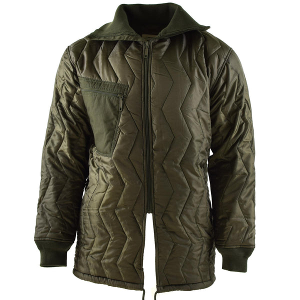 Men's Quilted Winter Camo Jacket Green Bolf SM80A