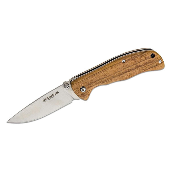 BOKER Elk Hunter Special fixed blade hunting knife rosewood handle 440A  steel