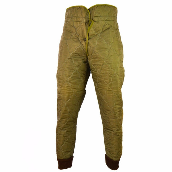 Genuine German army quilted pants liner trousers inner warmer thermal -  GoMilitar