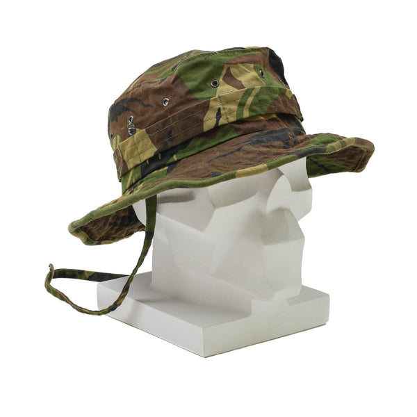 Dutch Military Boonie Hat DPM Camo Panama Hat Neck Flap New 55cm (Small)