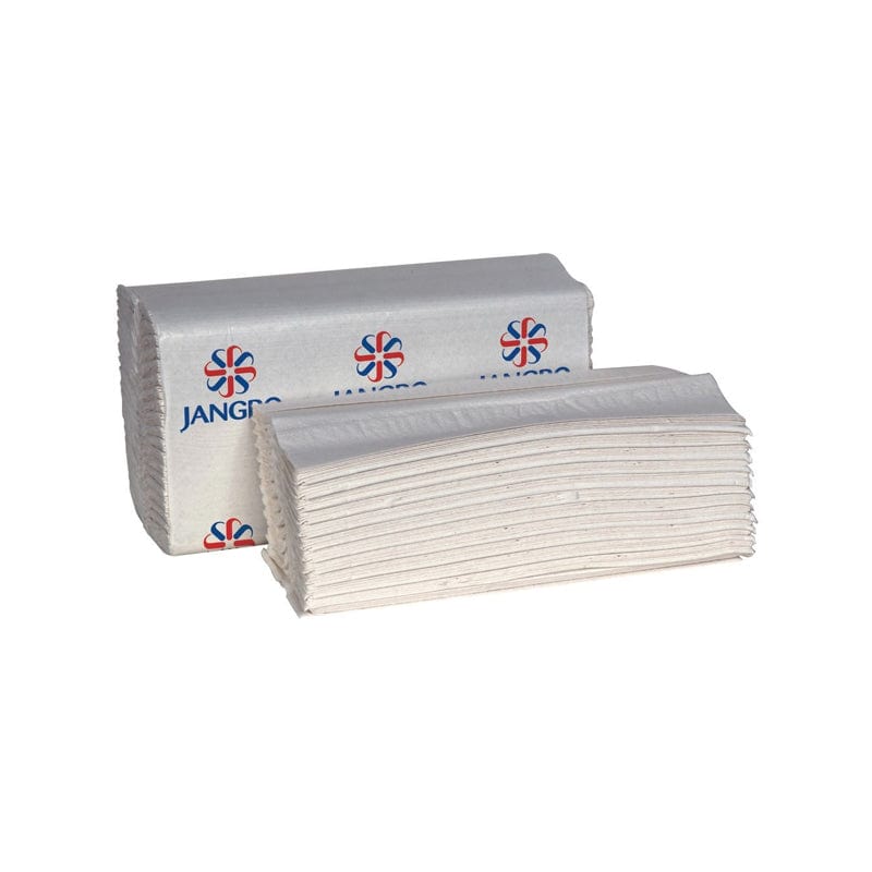 Jangro White C-Fold Towel 2ply - WrayBrothers product image