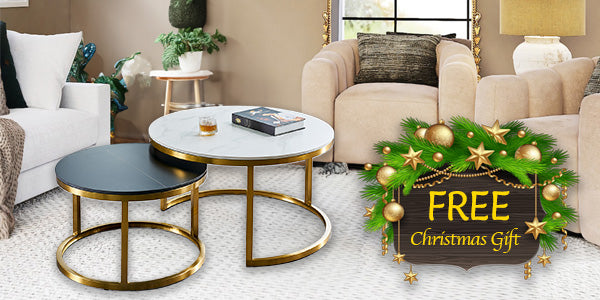 Christmas Gift Promotion with Sintered Stone Coffee Table