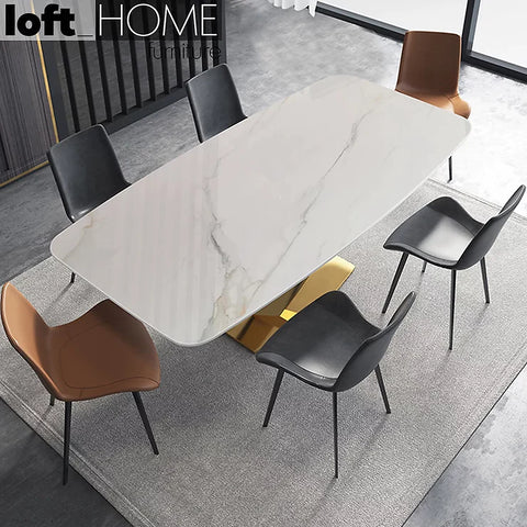 Sintered stone dining table Stratos Gold by Loft Home Furniture