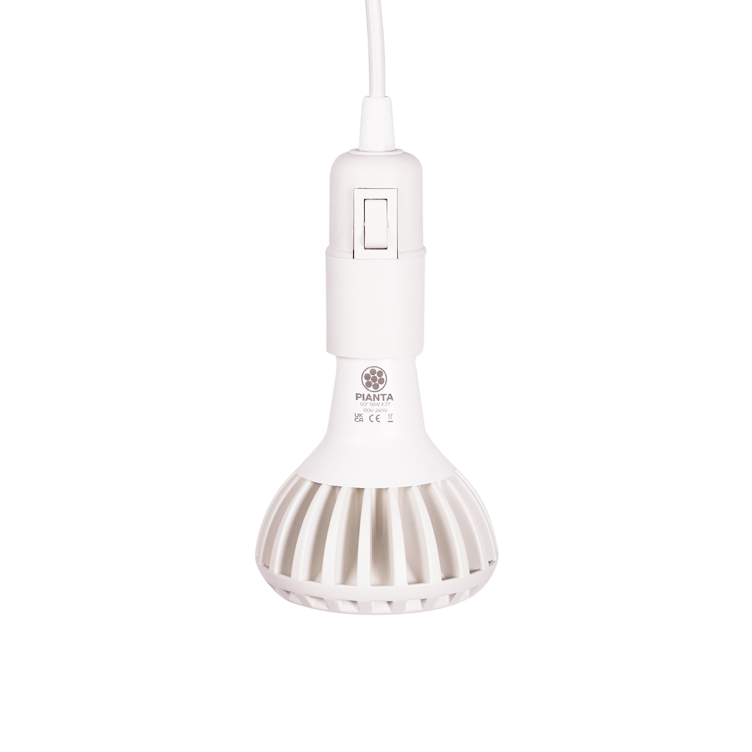 Pianta grow light in ceiling pendant fixture