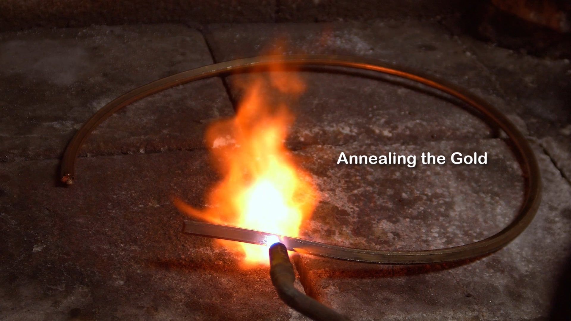 annealing the gold