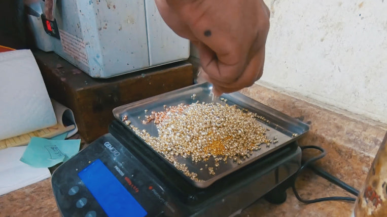 making 14k yellow gold chain alloy