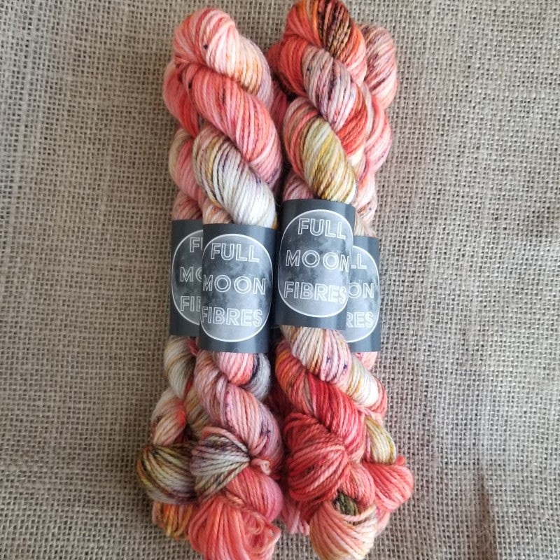 Full Moon Fibres Solar Sock Mini - Galactic Hibiscus – True North Yarn Co.