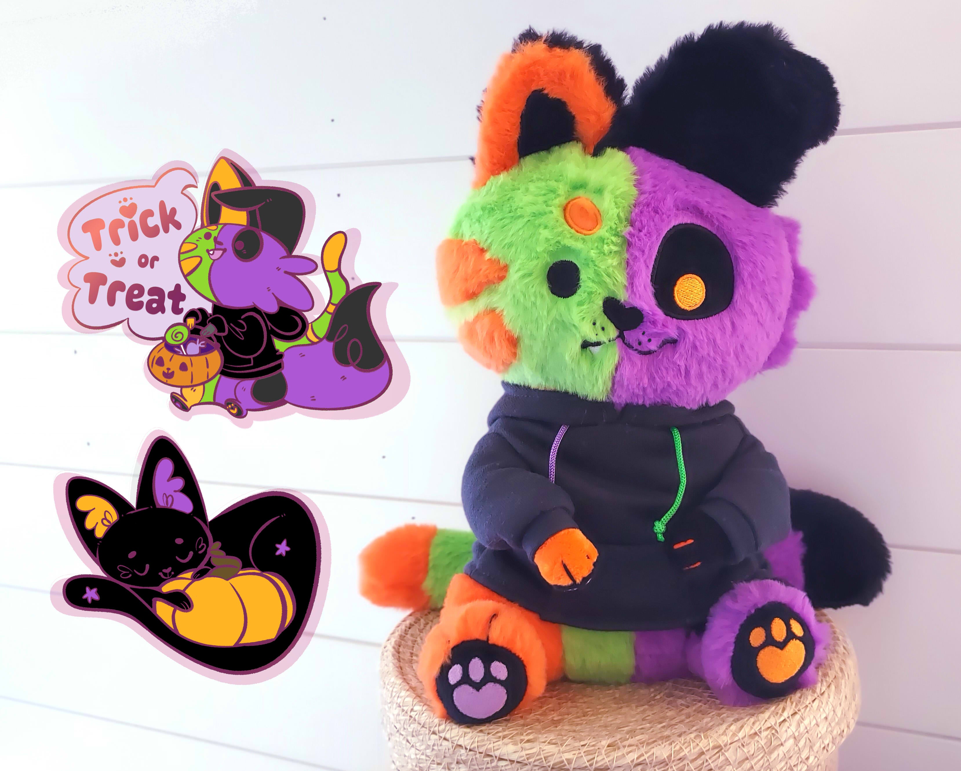 SNUGGLE PAWS ⭐ THEM the Monstrous Abomination PIN & PLUSH SET