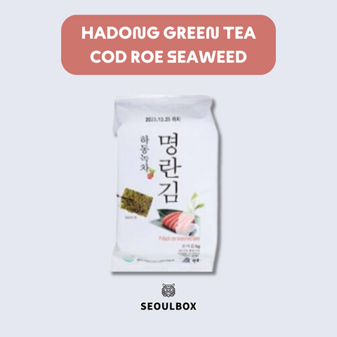 Hadong Green Tea Cod Roe Seaweed