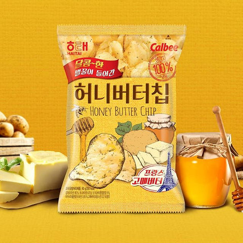 Honey butter chips , korean sncak