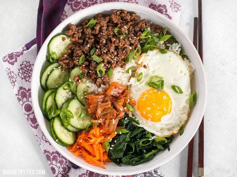 Bibimbap , leftover food , korean food , boxing day