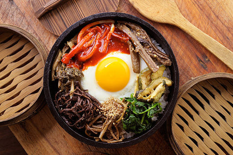 Bibimbap authentic Korean cuisine