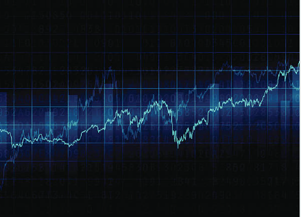 Stock market graph